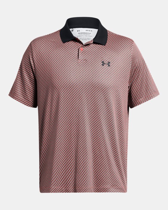 Men's UA Matchplay Printed Polo in Pink image number 3